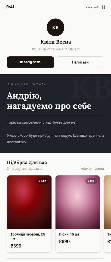 Чоловіча вітрина